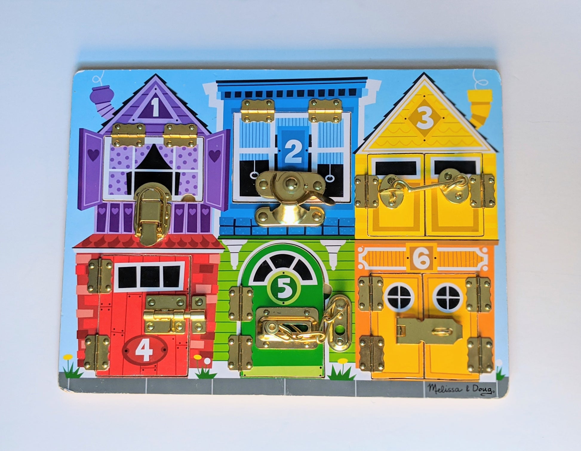 Melissa & Doug Latches Board-Toy-Rekidding