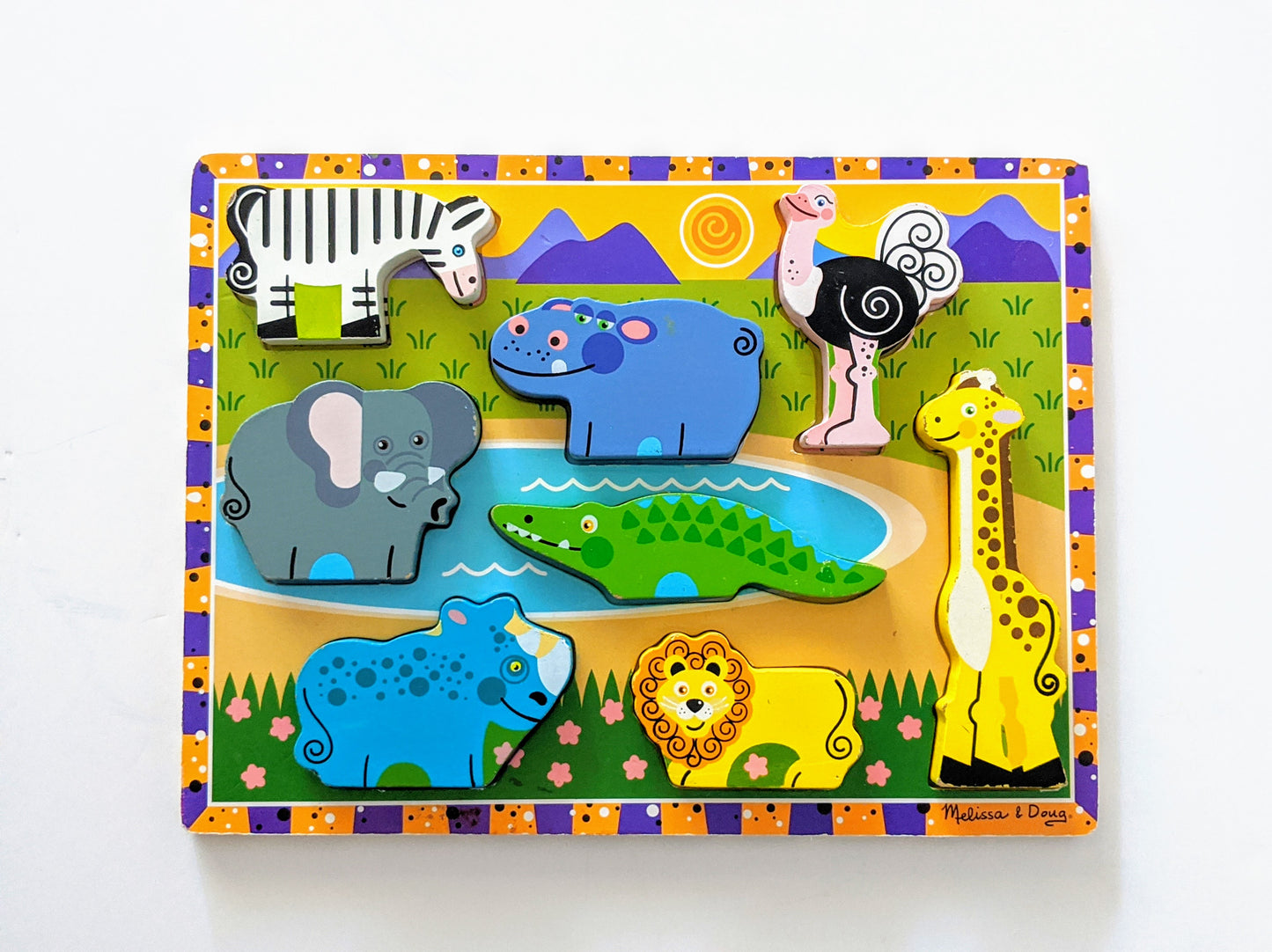 Melissa & Doug - (VARIOUS) Chunky Wooden Puzzles-Toy-Rekidding