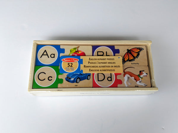 Melissa & Doug - alphabet puzzle 52 pieces-Toy-Rekidding