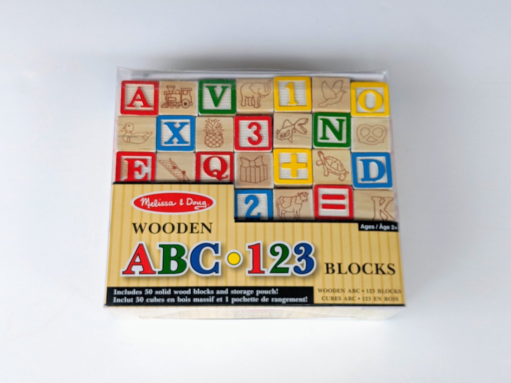 Wooden blocks ABC 123 (Melissa & Doug and others)-Toy-Rekidding