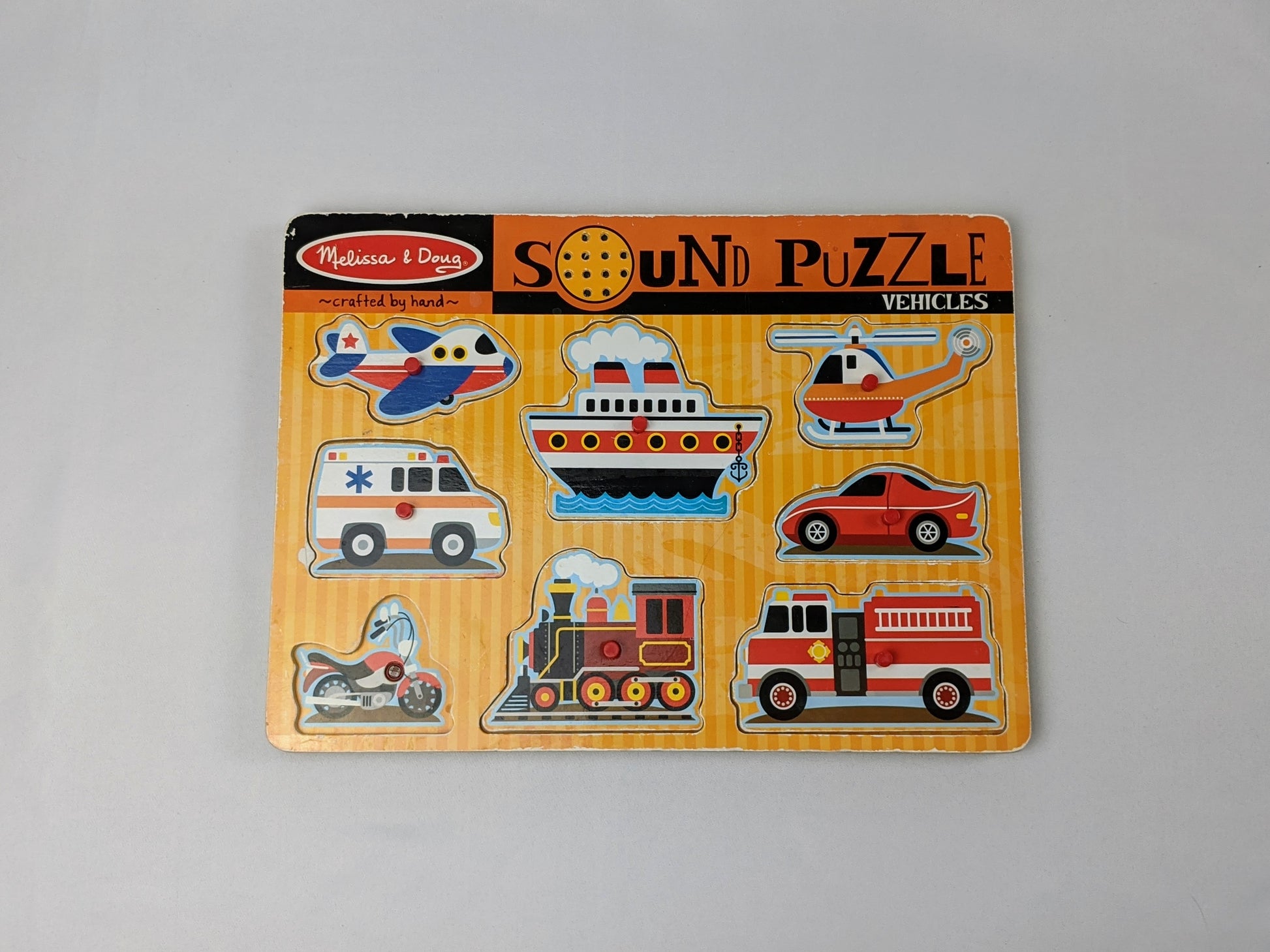 Wooden PEG puzzles with SOUND (VARIOUS from Melissa & Doug and other)-Toy-Rekidding