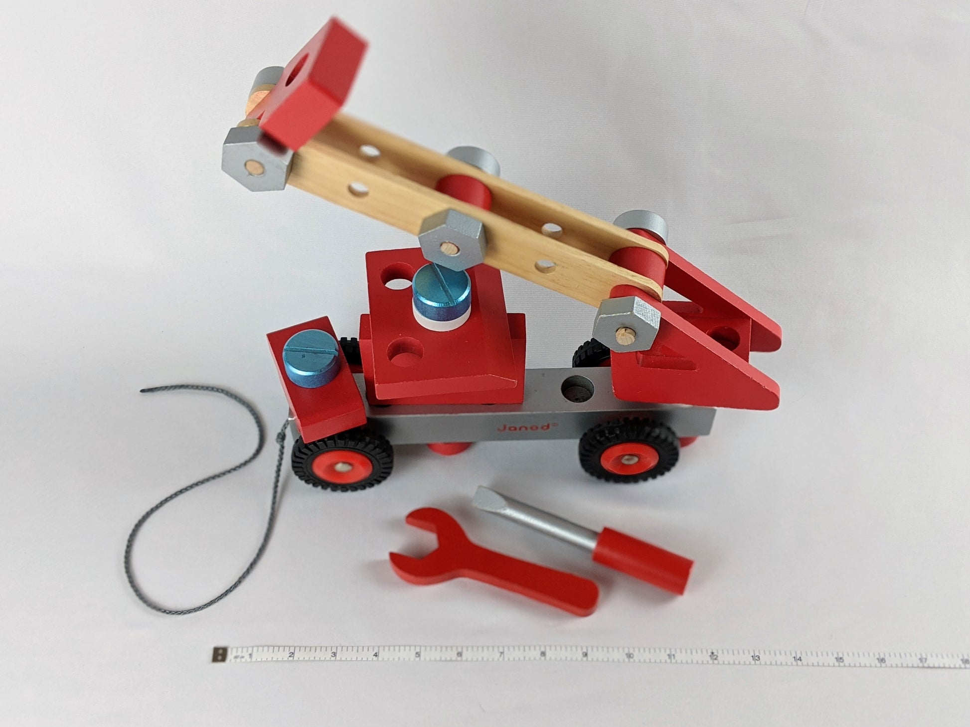 Janod - Truck with tools-Toy-Rekidding