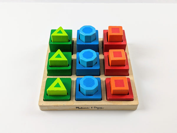 Melissa & Doug - Shapes sequence board-Toy-Rekidding
