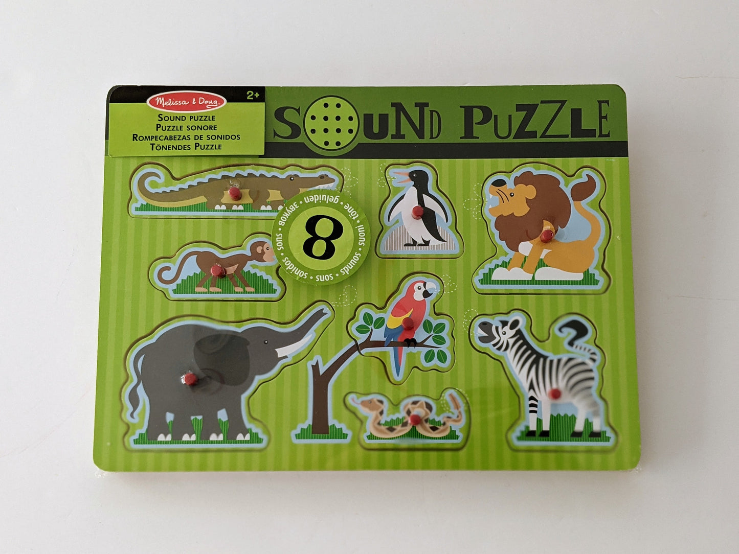 Wooden PEG puzzles with SOUND (VARIOUS from Melissa & Doug and other)-Toy-Rekidding