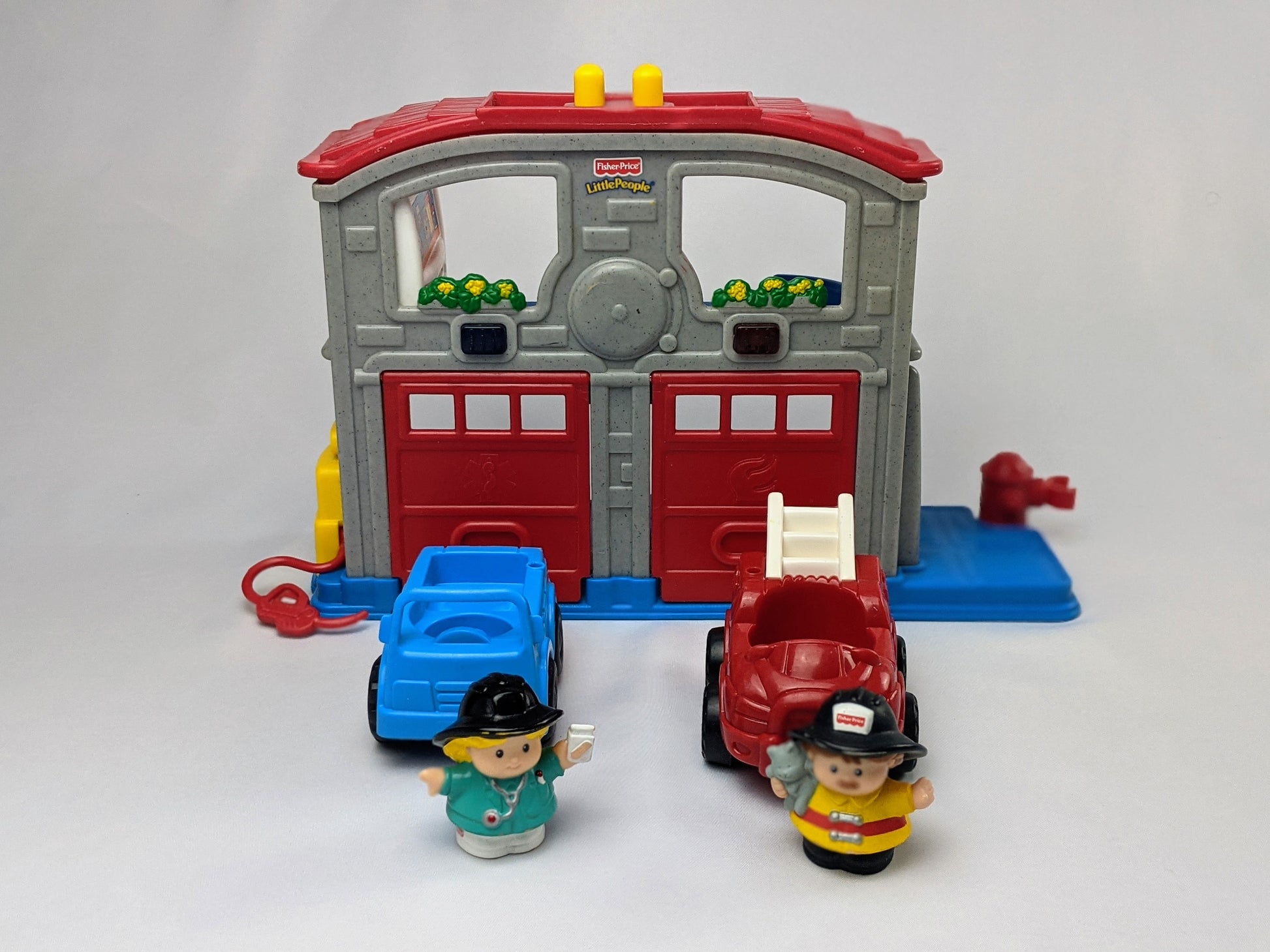 Little People - fire station (small set)-Toy-Rekidding