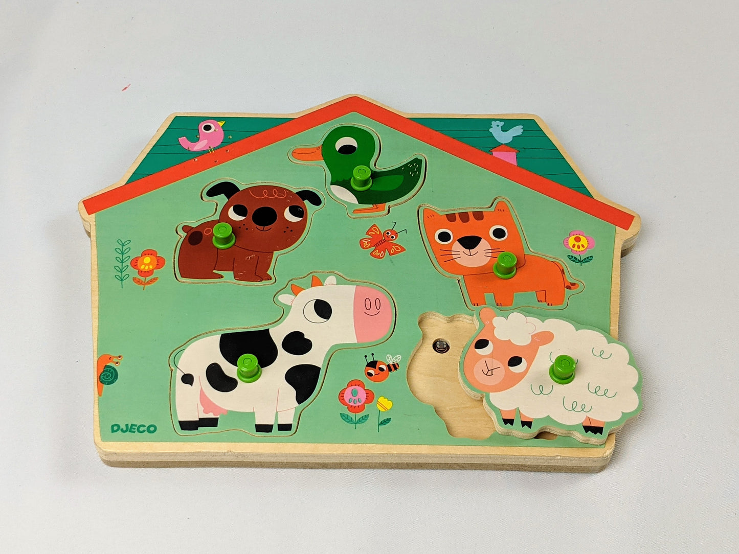 Wooden PEG puzzles with SOUND (VARIOUS from Melissa & Doug and other)-Toy-Rekidding