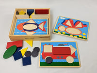 Melissa & Doug - Pattern blocks-Toy-Rekidding