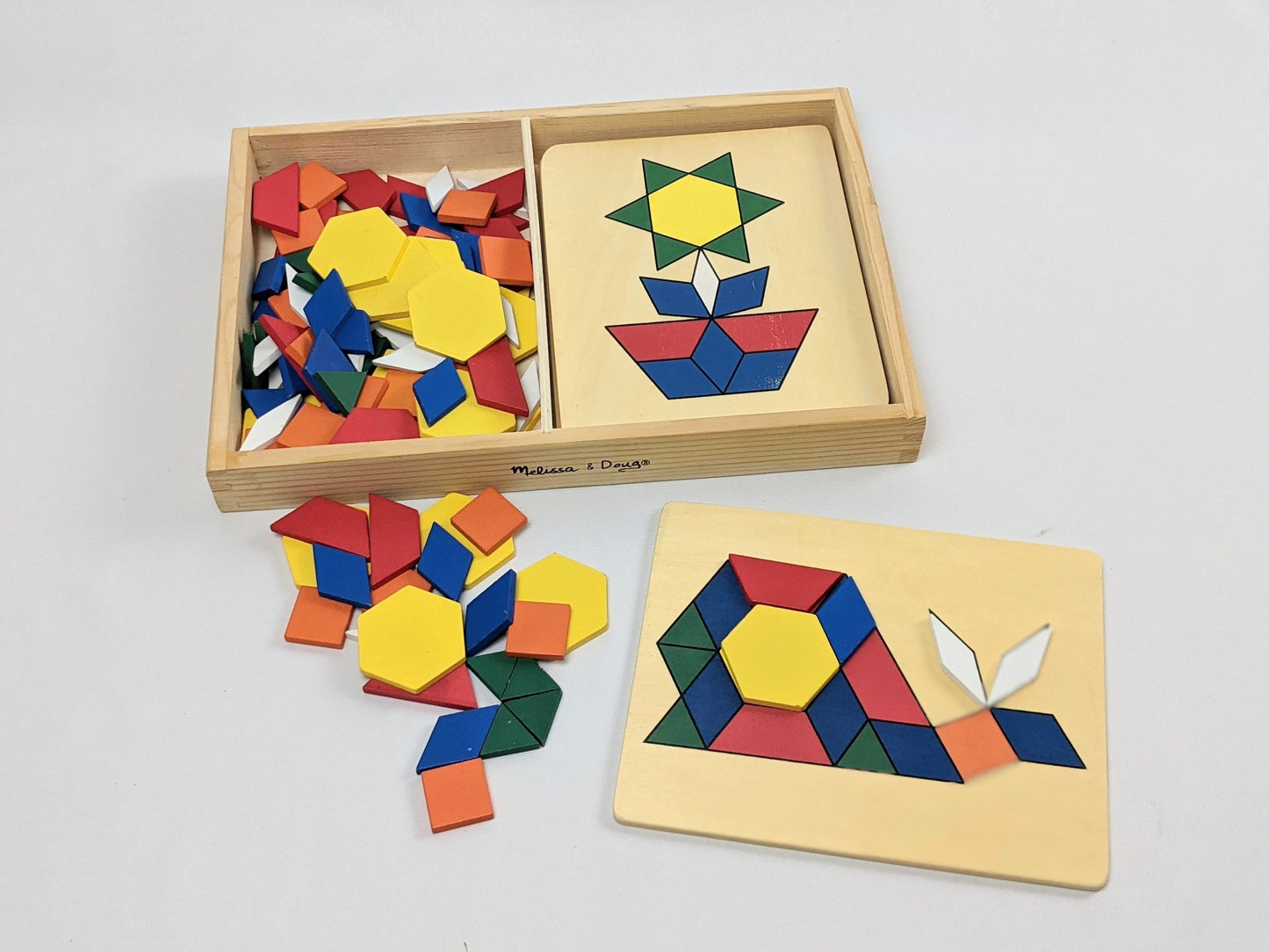 Melissa & Doug - Pattern blocks-Toy-Rekidding