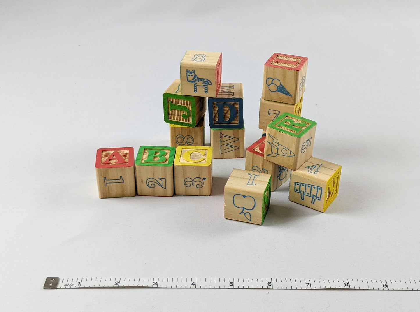 Wooden blocks ABC 123 (Melissa & Doug and others)-Toy-Rekidding