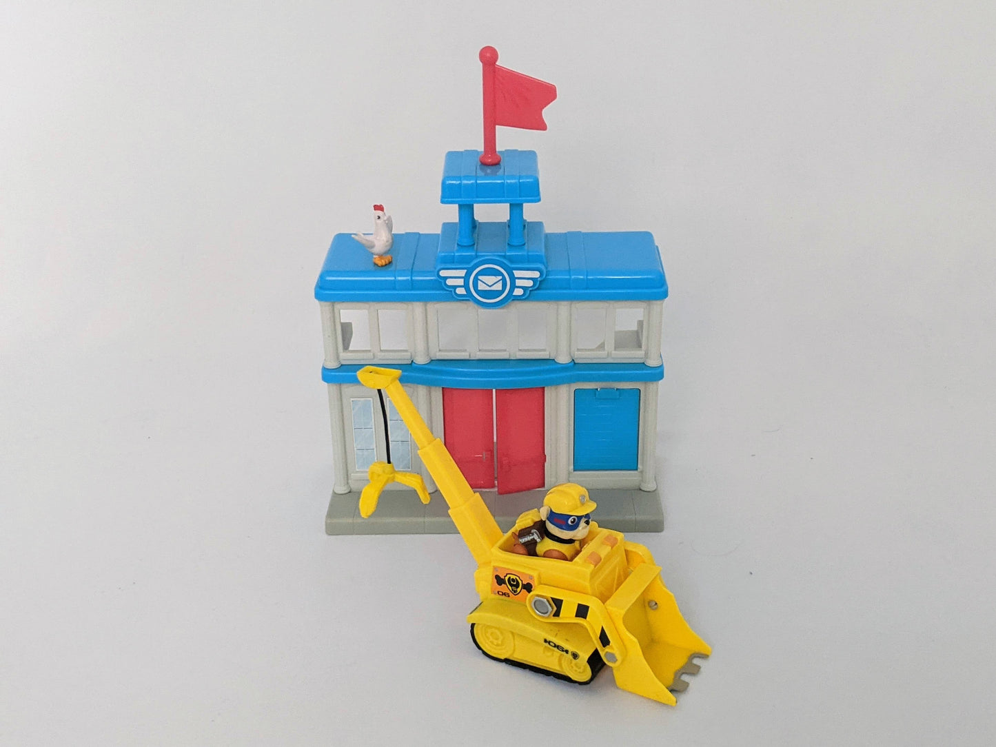 PAW Patrol - Rubble's Bulldozer Vehicle with Collectible Figure-Toy-Rekidding