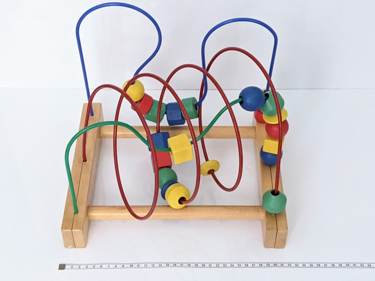 Wooden activity cubes and beads mazes-Toy-Rekidding