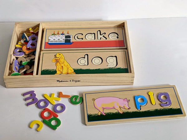 Melissa & Doug - See and Spell Puzzle-Toy-Rekidding