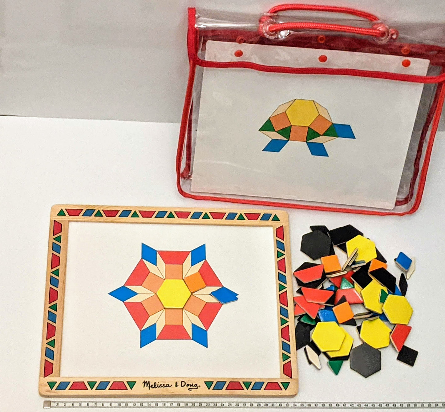 Melissa & Doug - Pattern blocks-Toy-Rekidding