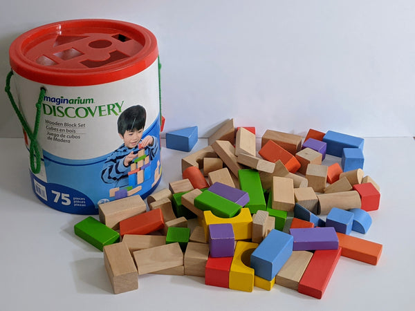 Imaginarium Discovery - Wooden Block Set-Toy-Rekidding