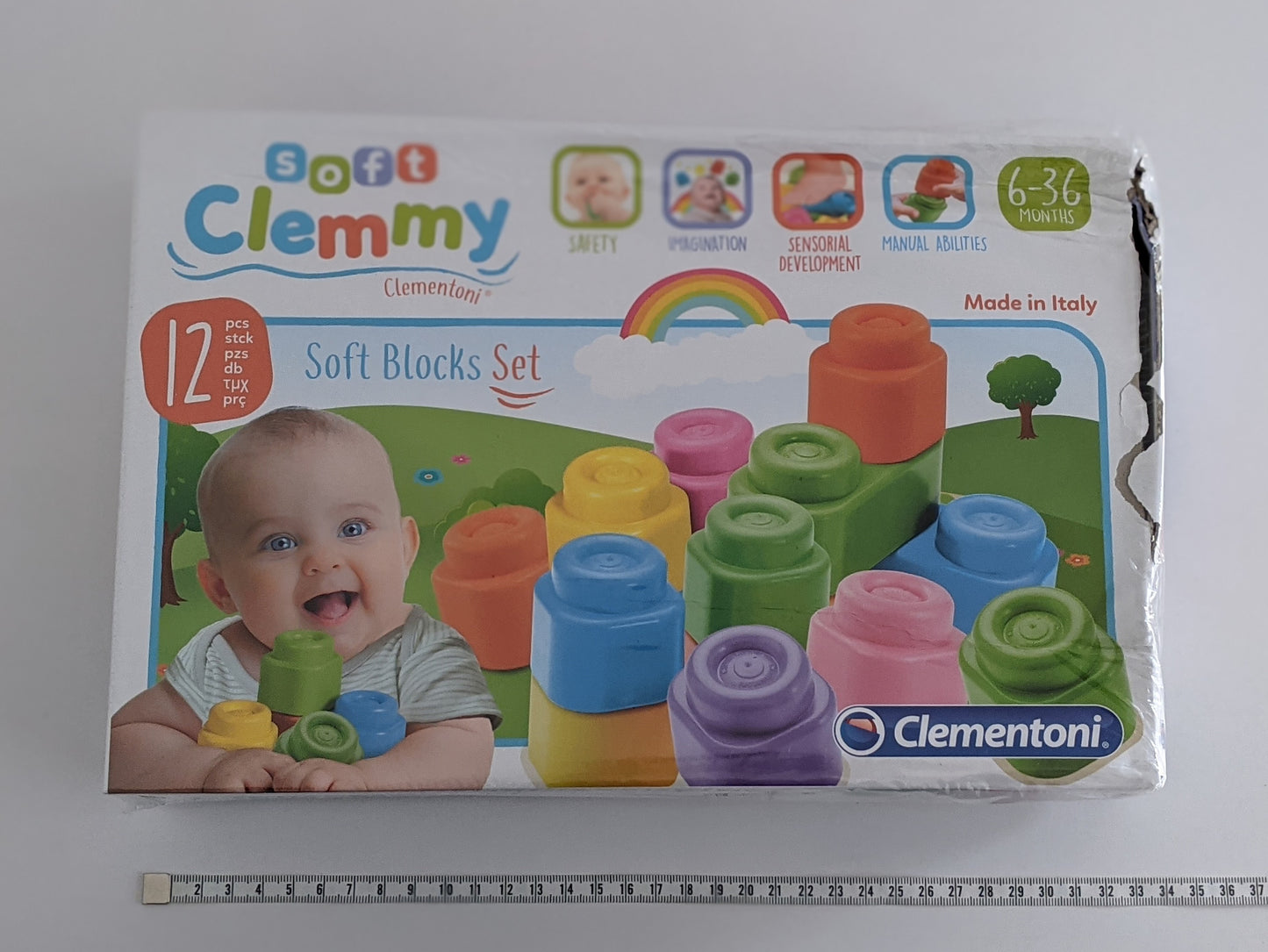 Clementoni - Clemmy Soft Block Set-Toy-Rekidding