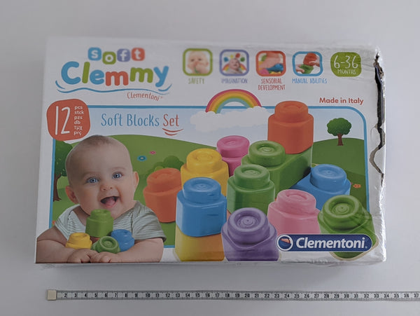 Clementoni - Clemmy Soft Block Set-Toy-Rekidding