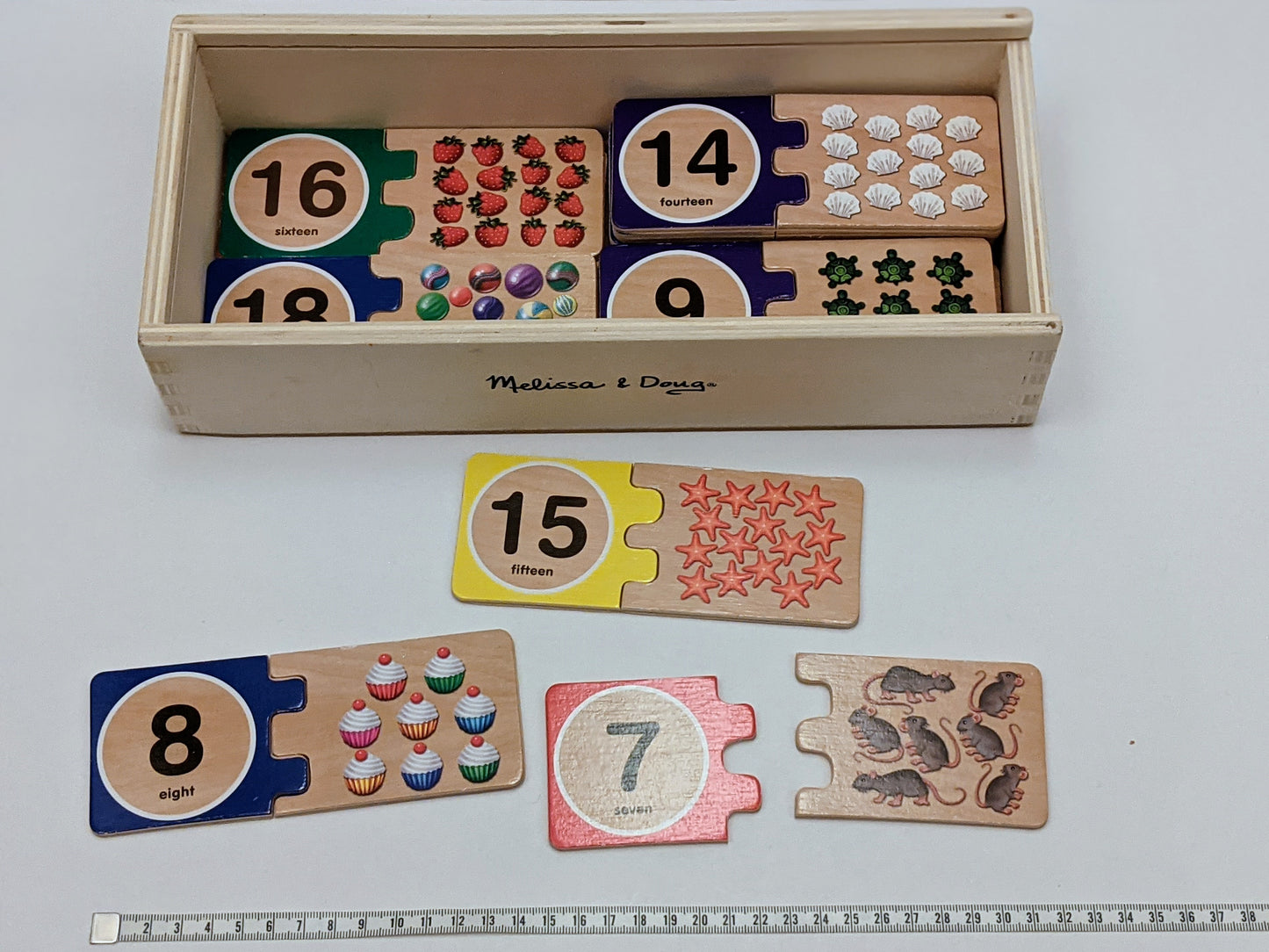 Melissa & Doug - numbers puzzle 40 pieces-Toy-Rekidding