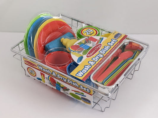 Melissa & Doug -Wash and Dry Dish Set-Toy-Rekidding
