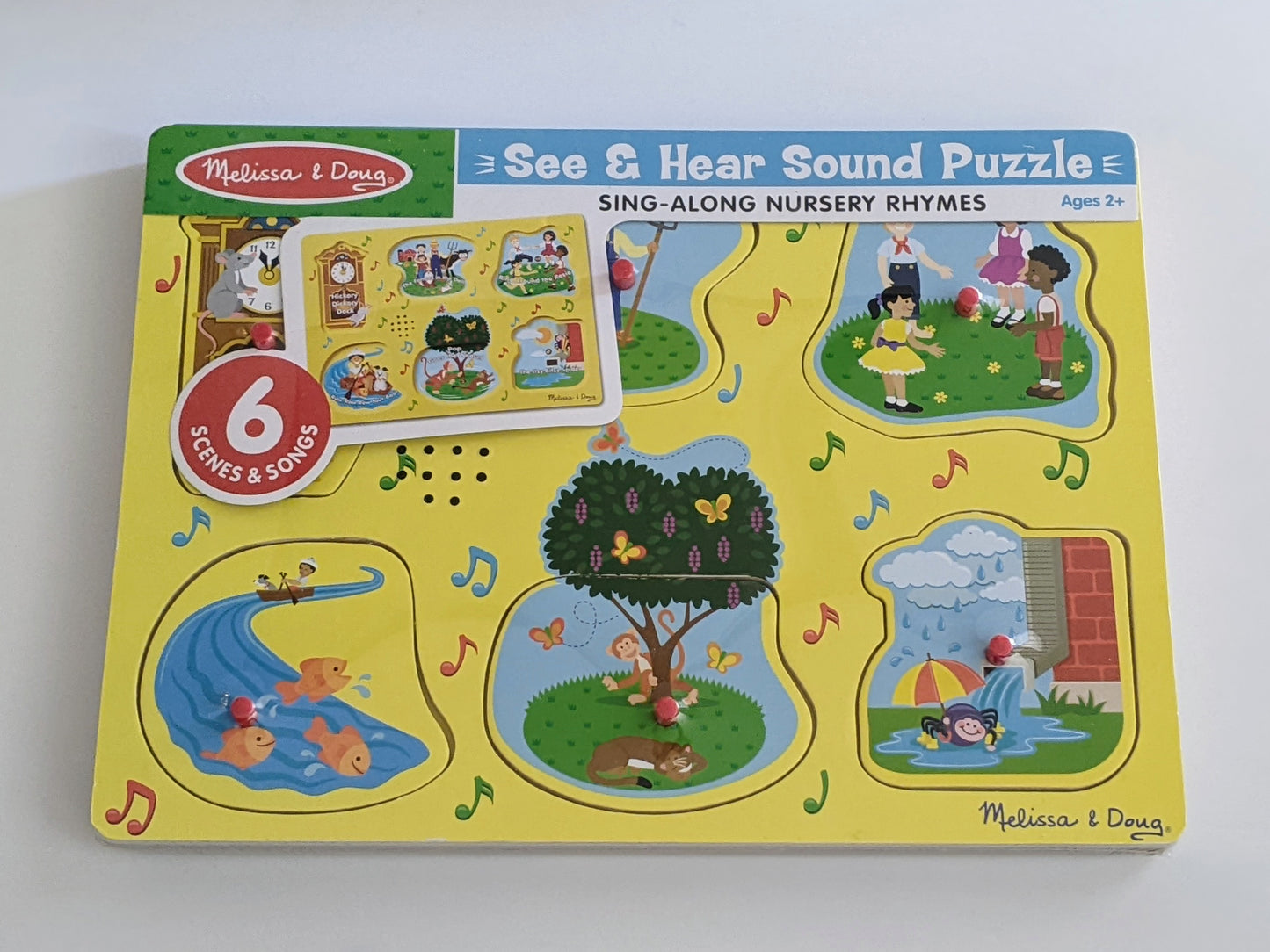 Wooden PEG puzzles with SOUND (VARIOUS from Melissa & Doug and other)-Toy-Rekidding