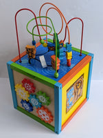 Wooden activity cubes and bead mazes-Toy-Rekidding