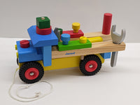 Janod - Truck with tools-Toy-Rekidding