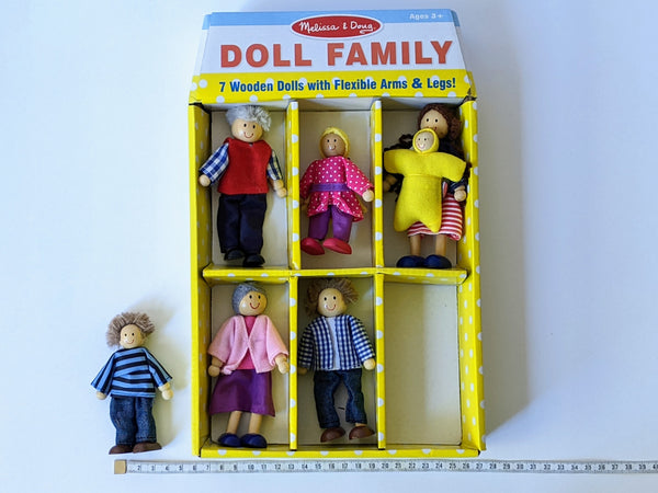 Melissa & Doug - Wooden Doll Family-Toy-Rekidding