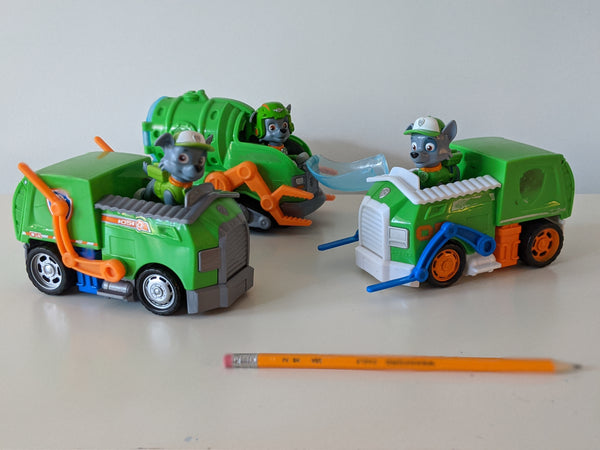 PAW Patrol - Rocky's Recycling Vehicle with Collectible Figure-Toy-Rekidding